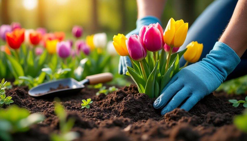 erfahren sie, wie sie tulpen richtig pflanzen und pflegen, um im frühling einen farbenfrohen und blühenden garten zu genießen.