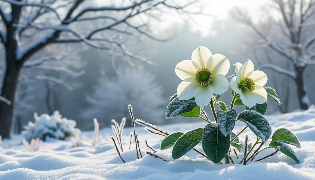 entdecken sie, wie die christrose ihren garten im winter mit ihren wunderschönen blüten verschönert und für farbe in der kalten jahreszeit sorgt.